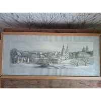 Владимир Шарков. "Минск стародавний. Панорама верхнего города". 1997 г.