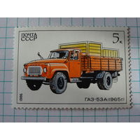 Машина ГАЗ-53А. СССР. 1986