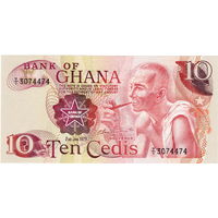 Гана, 10 седи, 1978 г., UNC