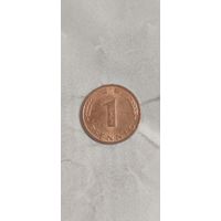 Германия 1 пфенниг 1976