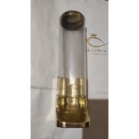 Подставка для ватных дисков высота 27 см, цвет золото, б/у, в нормальном состоянии.