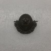 Кокарда ВС РБ Беларусь, офицерская, капуста, защитная, хаки, тяжелая