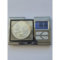 20 евро 2022 года, Германия. Сказки братьев Гримм - Румпельштильцхен. Серебро 925. Монета не чищена. 45652.