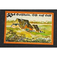 1921 год Германия 50 пфеннигов
