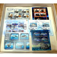 Марки. Блоки. Титаник. Круизный флот. Подлодки.ОДНИМ ЛОТОМ.