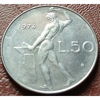 Италия 50 лир, 1974     ( 1-11-4 )