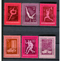 Болгария - 1965г. - Международные студенческие игры - 6 марок - полная серия, MNH [Mi 1558-1563]. #O-Se-Z-1-39