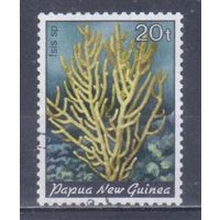 [154] Папуа Новая Гвинея 1982. Морская фауна.Кораллы и другие.20т. Гашеная марка.