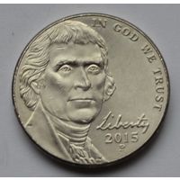 США, 5 центов 2015 г. Р