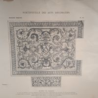 MODELE DE PARQUET. Paris. 44x31cm. 19-20век.       РАСПРОДАЖА КОЛЛЕКЦИИ.