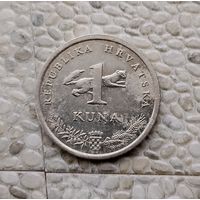 1 куна 2001 года Хорватия. Республика Хорватия.