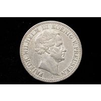 Талер 1832 г. Пруссия (Германия), Фридрих Вильгельм III. "Горный талер". Кабинетная патина, пореже!
