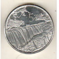 Зимбабве 5 золотый 2024