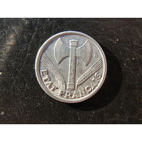 Франция.1 франк.1943. С 20 копеек. Распродажа коллекции. Смотрите другие лоты.