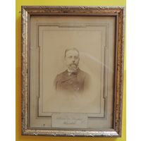 Фото большое в старинной рамке "Советник А.И.Щеголев", до 1917 г. (20*15 см без паспарту)