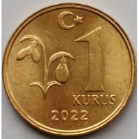 Турция 1 куруш, 2022 UNC