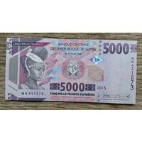 Werty71 Гвинея 5000 франков 2015 UNC банкнота