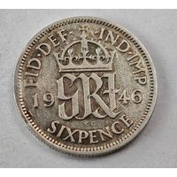1946  год Англия  серебро