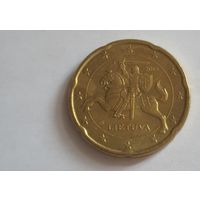 Литва 2015 20 евроцентов