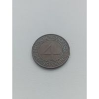 ГЕРМАНИЯ 4 пфенинга 1932 год