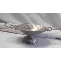 Конфетница Орешница Лотос Серебрение