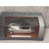 Модель автомобиля Ягуар, silver cars collection.