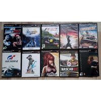 Диски Игровые для PlayStation 2 всего 10 штук