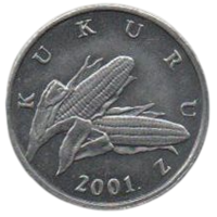 Республика Хорватия. 1 липа 2001. Кукуруза.