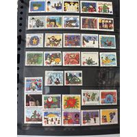 Лот марок США рисунки детей