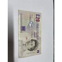 20 фунтов стерлингов 1990-1993