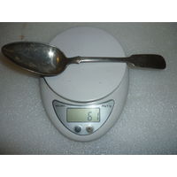 Антикварная Ложка 19-ый Век 1858 г. 84 пр. Серебро 61 гр. Царская