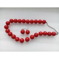 Бусы, сережки