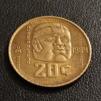 Мексика 20 сентаво 1984г.