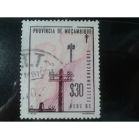 Мозамбик, колония Португалии,1965. Доплатная марка. Телефонная, телеграфная связь