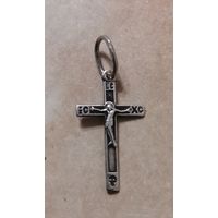 Крестик серебряный маленький
