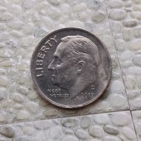 1 дайм 2012( D) года США.