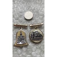 Значки Москва фестиваль 1957, 2 шт