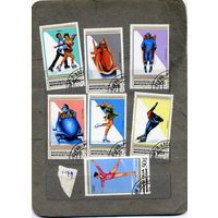 МОНГОЛИЯ,1989, спорт, серия 7м, гашен