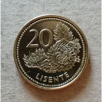 Лесото 20 лисенте 1998 год, KM# 64