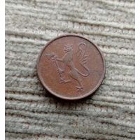 Werty71 Норвегия 5 эре 1975 Лев