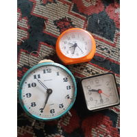 Будильники часы Янтарь Слава СССР