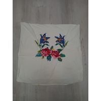Вышитая наволочка на подушку старинная