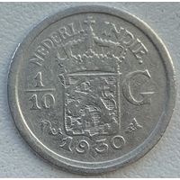 Голландская (Нидерландская) Ост-Индия 1/10 гульдена 1930 г.