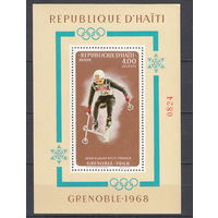 Спорт. Олимпийские игры. Гаити. 1968. 1 блок. Michel N бл33 (25,0 е).