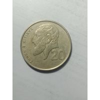 Кипр 20 центов 1991 года .