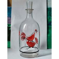 Графин СССР, ручная роспись.