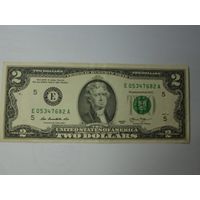 2 доллара США 2013 года . Е . Ричмонд .