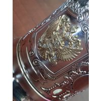 Подстаканник, серебро, 925-я проба. Россия, 215 грамм.