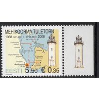 Эстония 2008. Маяк. Карта. 1 марка (346)