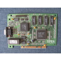Видеокарта ретро SPEA / Video Seven  V7-Mirage P64 PCI